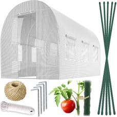 Plonos Dārza tunelis 2 x 3 m (6m2) balts