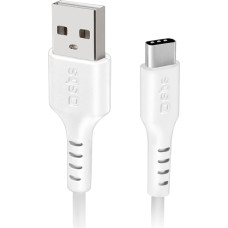 SBS Kabelis USB-A - USB-C 1,5 m - balts