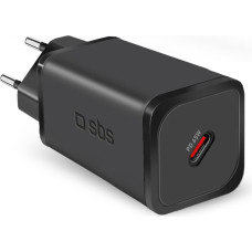 SBS GaN tīkla lādētājs ar barošanas bloku 65 W - melns