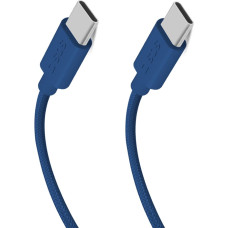 SBS Pīts USB-C kabelis - USB-C 60W 1.5m - Zils