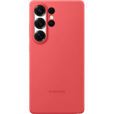 Samsung Silikona maciņš Galaxy S25 Ultra tālrunim - sarkans