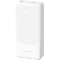 Dudao Powerbank K10 10000mAh USB-A 2.4A - balts