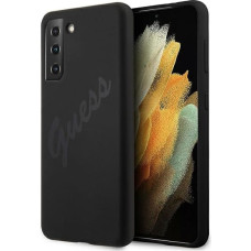GUHCS21SLSVSBK Guess Silicone Vintage Cover for Samsung Galaxy S21 Black