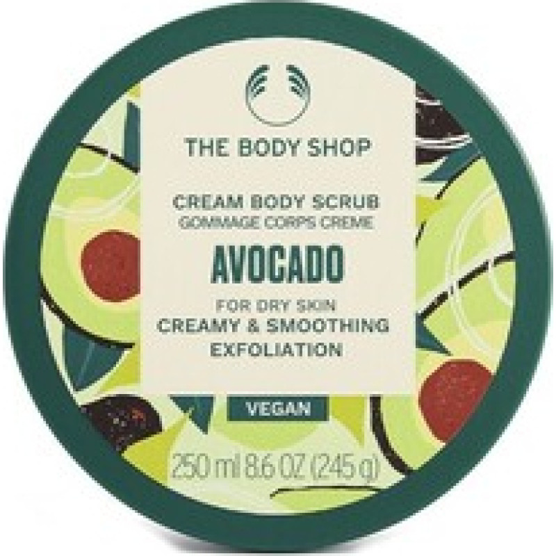 The Body Shop Avocado Body Scrub - Smoothing body scrub for dry skin.