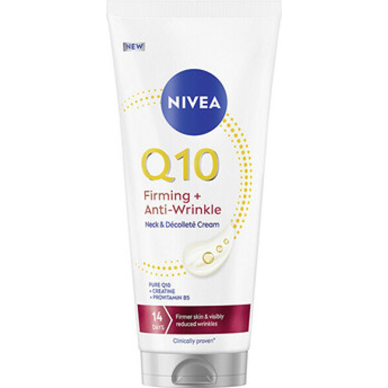 Nivea Firming and Anti-Wrinkle Neck & Décolleté Cream Q10 - Firming cream for neck and décolleté.