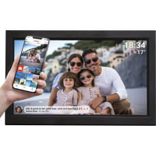 Denver Digitālais rāmis 15.6'' 16GB microSD WiFi Frameo PFF-1503B - melns