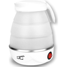 LTC Foldable silicone mini tourist kettle white 220-240V|50Hz 0,6L LTC