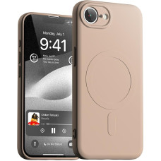 Etui Mercury Semi-Silicone MagSafe do     iPhone 16e różowo-piaskowy