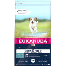 Eukanuba Sausa barība suņiem - Eukanuba Adult Small and Medium Grain Free Ocean Fish, 3 kg