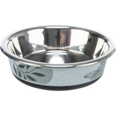 Trixie Bļoda dzīvniekiem, metāls - Trixie Bowl, sainless steel| plastic| rubber 0.8 l|17cm