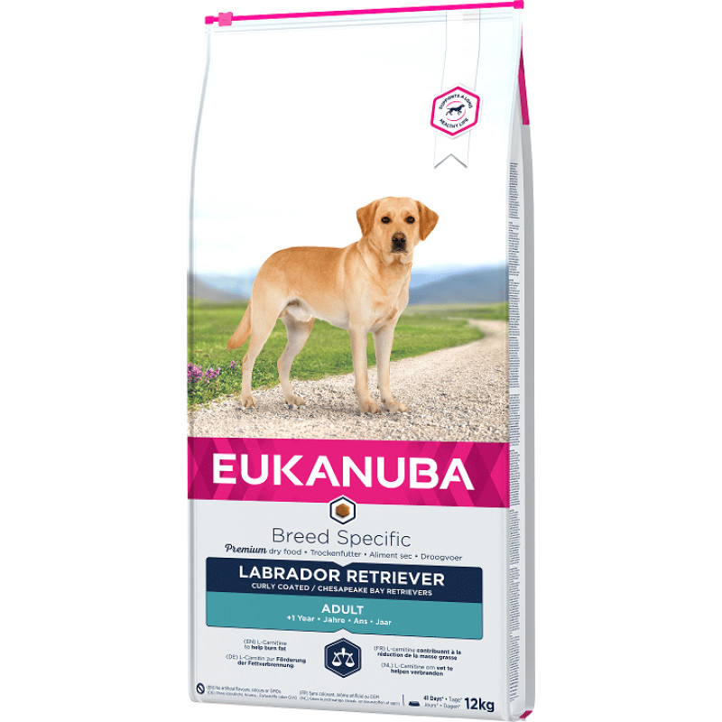 Eukanuba Sausa barība suņiem - Eukanuba Adult Labrador Retriever, 12 kg