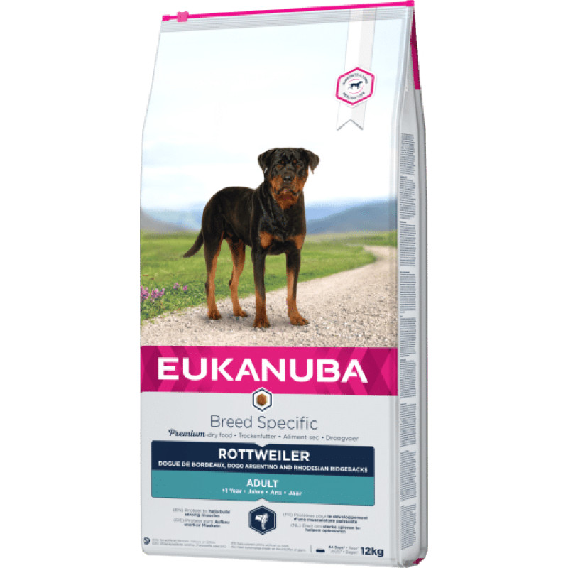 Eukanuba Sausa barība suņiem - Eukanuba Rottweiler, 12 kg