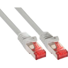 Inline Patchcord sieciowy S|FTP  PiMF  Cat.6  250MHz  copper  halogen free  Grey  10m (76900)