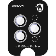 Joyroom iPhone 16 Pro/16 Pro Max objektīva aizsargstikls - melns