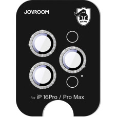 Joyroom iPhone 16 Pro/16 Pro Max objektīva aizsargstikls - sudrabs