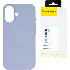 Wozinsky Samsung Galaxy S24 FE MagSafe šķidrā silikona maciņš - violets
