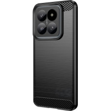 Fusion Trust Back Case slikona aizsargapvalks Xiaomi Redmi 14C melns
