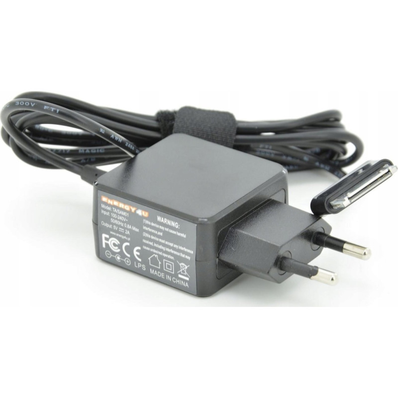 Energy4U TA|SAM01 5V | 2A (30-pin) 10W  Power Supply for Samsung Galaxy Tab P5100  P6200  P6800  P7300  P7500