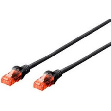 Digitus Patchkabel DIGITUS RJ45 U|UTP Cat6  0.50m black Hebelschut