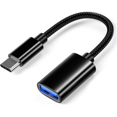 Fusion Adapter USB-A to Type-C  3.0 OTG Savienojums Melns (OEM)