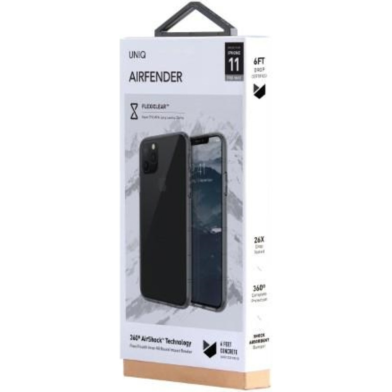 UNIQ Air Fender Case iPhone 11 Pro Max smoked grey tinted