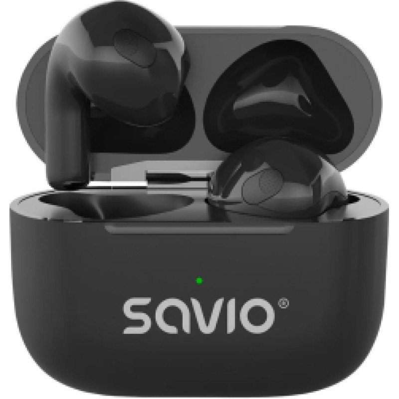 Austiņas Savio TWS-02 PRO Black