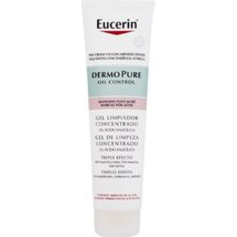Eucerin DermoPure Triple Effect Cleansing Gel - Exfoliating cleansing gel with triple effect.