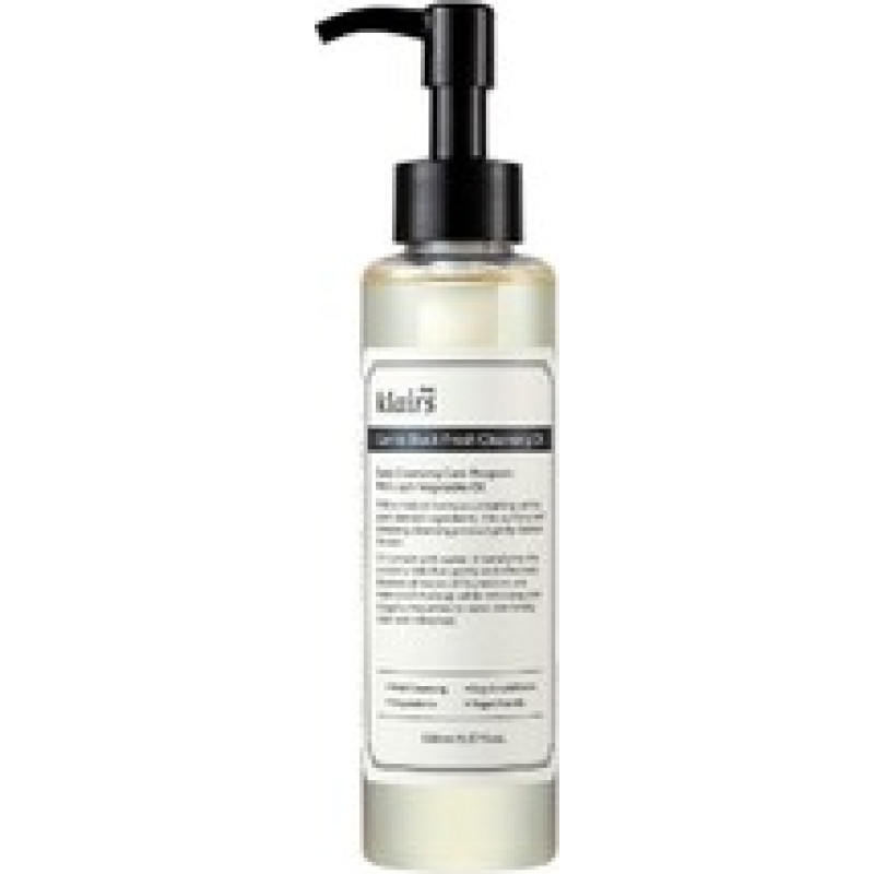 Dear, Klairs Gentle Black Fresh Cleansing Oil - Gentle cleansing oil for oily skin.