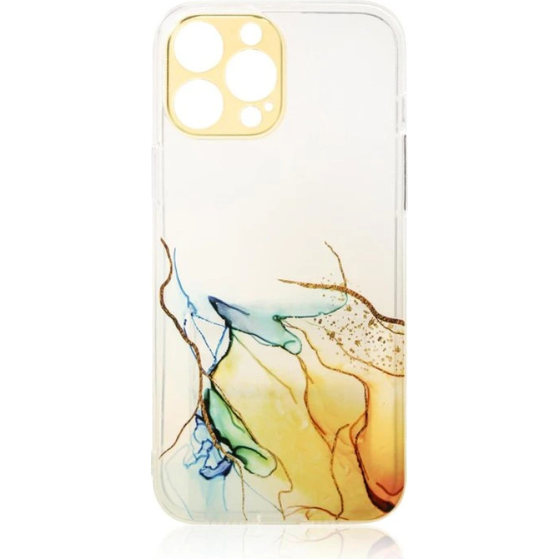 Fusion Marble maciņš telefonam Samsung A526 | A525 | A528 Galaxy A52 5G | A52 | A52s oranžs