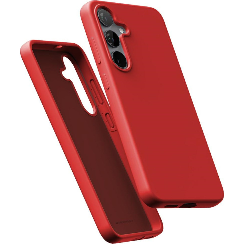 Case Pure MagSafe Silicone Sam S25 red