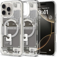 Spigen iPhone 16 Pro Ultra Hybrid Mag Zero One vāciņš ar MagSafe tehnoloģiju — titāna krāsas