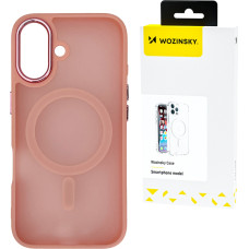 Wozinsky Samsung Galaxy S25 Ultra modes maciņš MagSafe aizmugurējais vāciņš - rozā