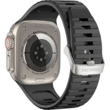 Decoded Ultra Traction Silicone Strap for Apple Watch 49 | 45 | 44 | 42 mm Gen 1-9 - SE - Black