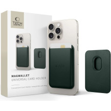 Tech-Protect MagWallet Magsafe Case with Universal Magnetic Card or ID Holder - Green