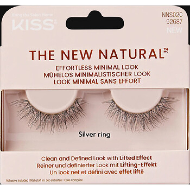Kiss My Face The New Natural Lashes 02 Silver Ring - Umělé řasy