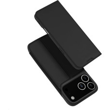 Dux Ducis Skin Pro Case for iPhone 17 Pro with Flip and Card Slot - Black