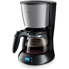Philips Daily Collection Coffee maker HD7459|20 With glass jug With timer Black & metal 8710103683919