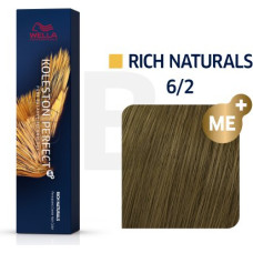 Wella Professionals Koleston Perfect Me+ Rich Naturals professional permanent hair color 6|2 60 ml.
