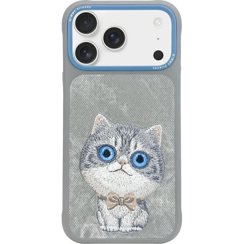 Nimmy Case Nimmy Big Eyed Pet 2.0 Cat for iPhone 17 Pro grey