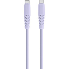 Setty cable USB-C - USB-C 1,5 m 20W KSC-C-1.5209 lilac