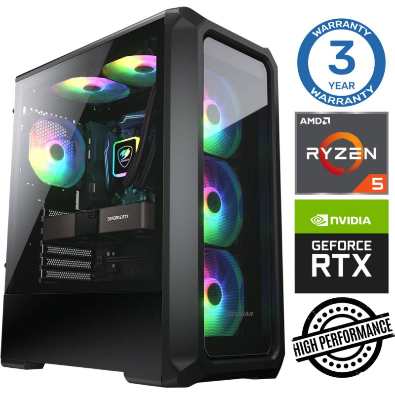 Noname INTOP Ryzen 5 5500 32GB 1TB SSD M.2 NVME RTX3060 12GB no-OS