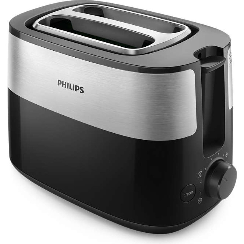 PHILIPS Daily Collection Tosteris  830 W (melns) HD2516|90
