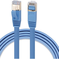 Retoo RJ45 CAT7 tīkla kabelis interneta kabelis 1 m zils