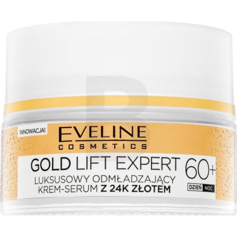 Eveline Gold Lift Expert liftinga nostiprinošais krēms Luxurious Rejuvenating Cream Serum 60+ 50 ml