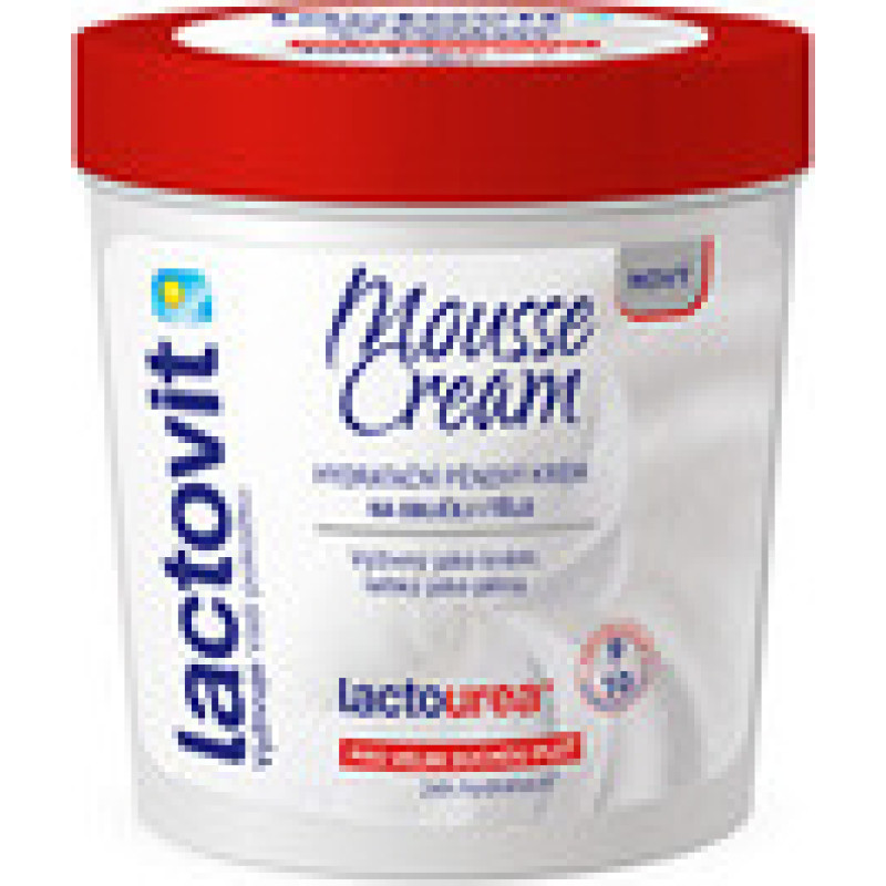 Lactovit Lactourea Mousse Cream - Moisturizing foam cream for face and body