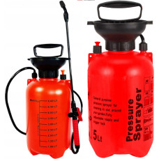 Retoo 5L rokas spiediena dārza smidzinātājs - sarkans