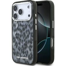 Etui Karl Lagerfeld IML Leopard Pattern   MagSafe do iPhone 17 Pro czarny