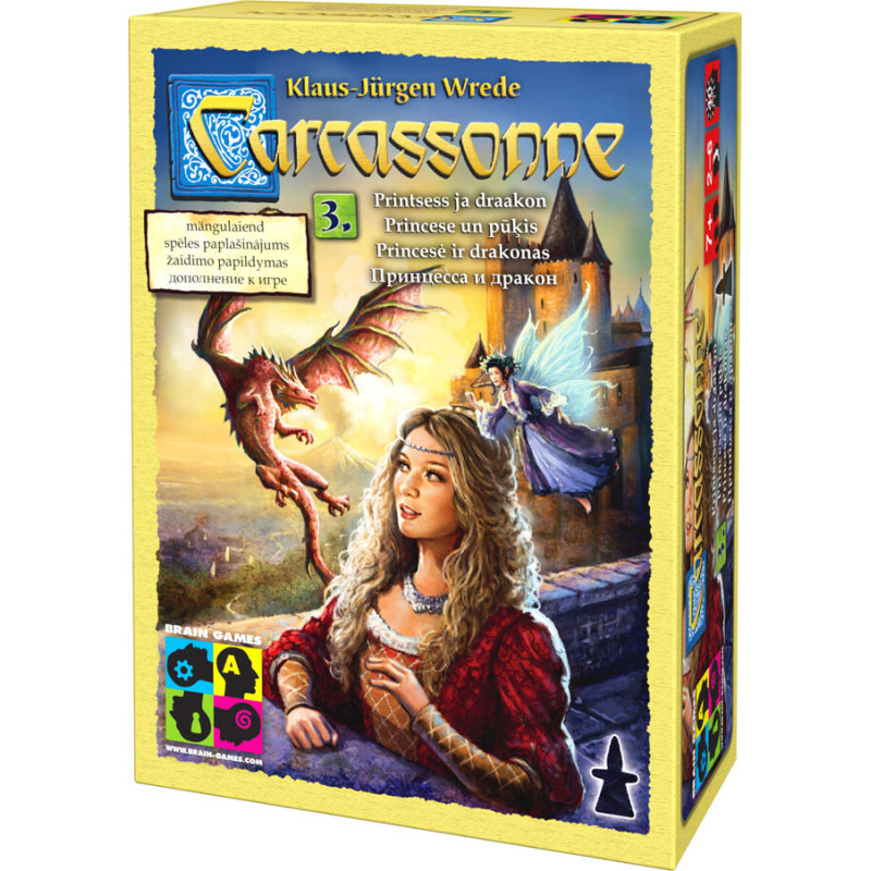 Brain Games Carcassonne Expansion 3: The Princess & The Dragon