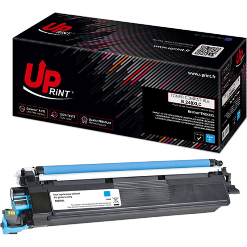 Uprint compatible toner TN248XLC  cyan  2300s