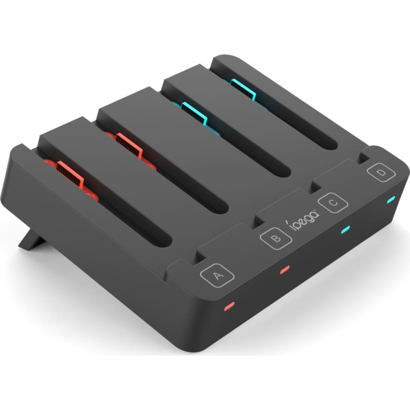 iPega SW2081 Charger Dock for JoyCon Controllers Nintendo Switch 1|2 Black